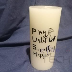 SHE Bible Verse Candle